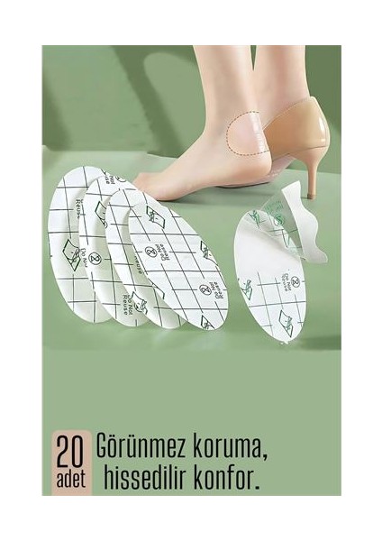 Hsnet Ayak Vurma Önleyici Bant 20 Li Paket