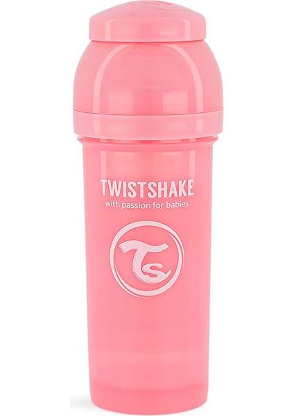 Anti-Kolik Biberon 2+M 260ML Pembe (4 Adet)