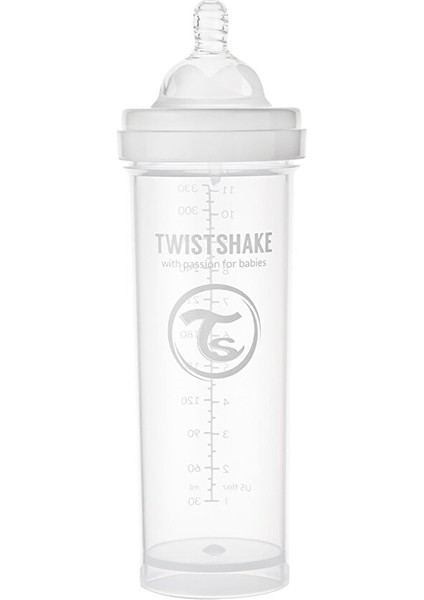 Anti-Kolik Biberon 4+M 330ML Beyaz (5 Adet)