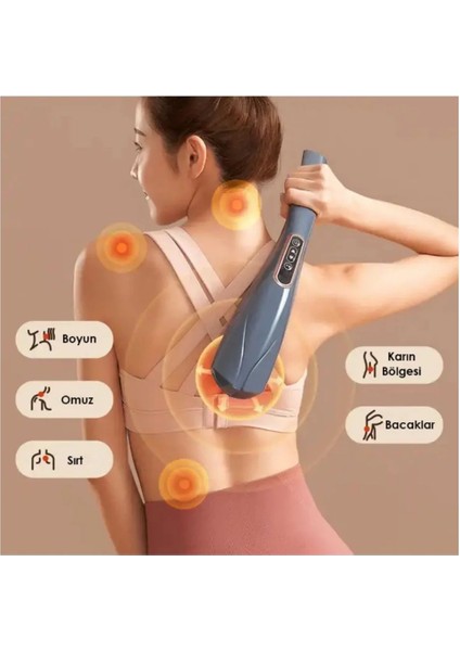 Magic Massager Plus JY-2024B Masaj Aleti Boyun Sırt Bacak Kol Karın Bel 6 Başlıklı