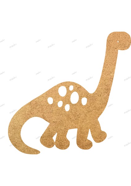 10'lu Paket Ahşap Duvar Dekoru - ST_0055 - 8 x 8 cm