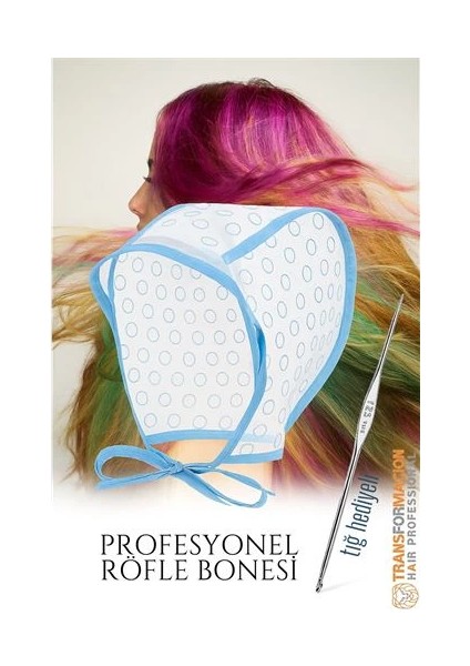 Bfs Röfle Bonesi ve Tığ Seti – Boya Tutmaz - Profesyonel Saç Açma Aparatı