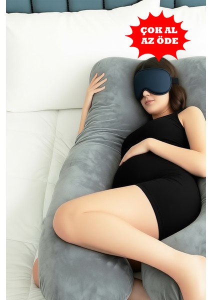 Hamile Yastığı Gri (80X120) 2 Adet modelleri