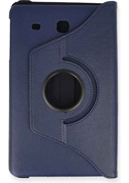 CPT83 Samsung Galaxy T560 Tab E 9.7 Kılıf 360 Tablet Deri Kılıf - Lacivert fiyatları