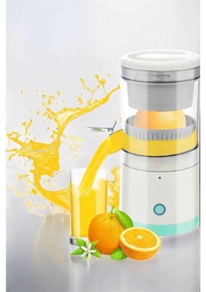 Meyve Sıkacağı USB Şarjlı Taşınabilir Çift Bıçaklı Güvenlik Kilidi indirimleri