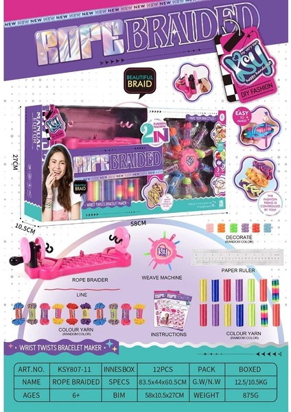 KSY807-11 Dıy 2in 1 Jewelry Knitting Combination Set fiyatları