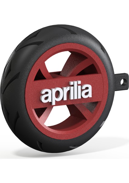 Aprilia Logolu Özel Tasarım Lastik Detaylı Motosiklet Anahtarlığı fırsatları