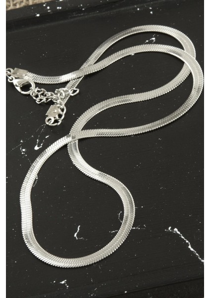 Yassı Italyan Zincir Kolye 45 cm fiyatları