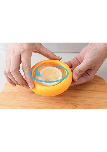 Limon Şeklinde Esnek Yiyecek Saklama Kutusu