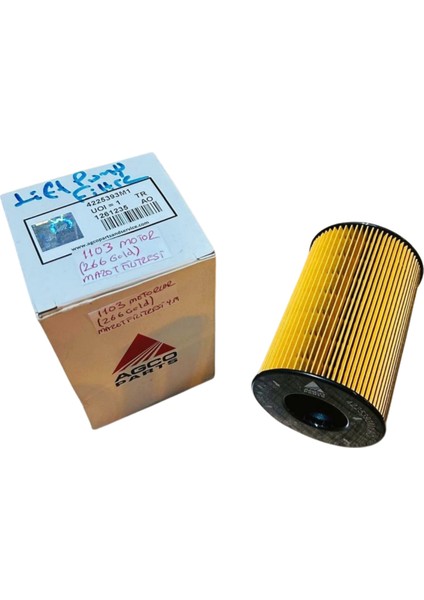 Massey Ferguson 1103 Motor Mazot Filitresi Lift Pump Kısa Yeni Model Agco Parts modelleri