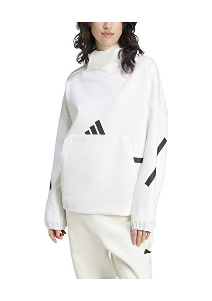 W Z.n.e. Oh Hd Kadın Günlük Sweatshirts JI7553 Beyaz fiyatları