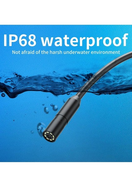 Endoskop Yılan Video Kamera Ios Uyumlu Led’li 10 Metre 7 mm Sert Kablo 2mp Full Hd fiyatları