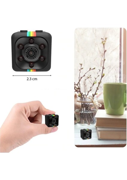 Mini Güvenlik Kamerası - Full Hd 1080P, Wifi Bağlantılı, Gece Görüşlü Mikro Kamera + Sd Kart Desteği fiyatları