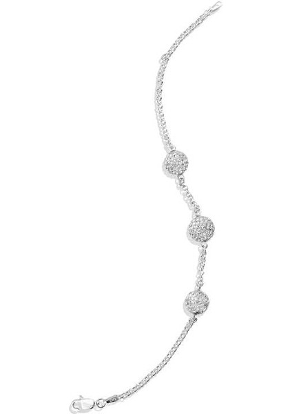 925 Ayar Gümüş Üç Toplu Bileklik PND101093 (972972)