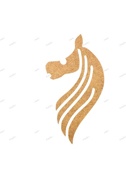 10'lu Paket Ahşap Duvar Dekoru - ST_00446 - 4 x 8 cm