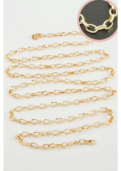 4 mm Oval Zincir 1 Metre