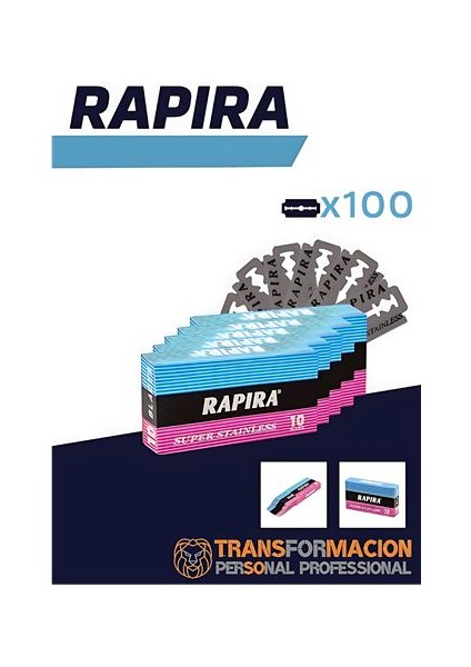Rapira 100 Adet Yaprak Tıraş Jileti