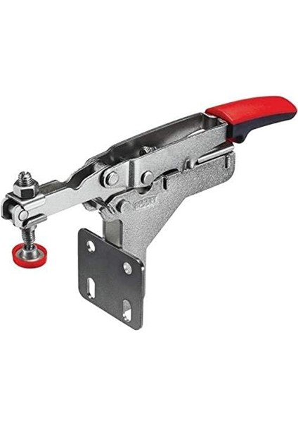 Bessey STC-HA20 Yatay Otomatik Ayarlama Geçiş Yüz Montaj Nikel Kaplama Kelepçe Dikey, Gümüş