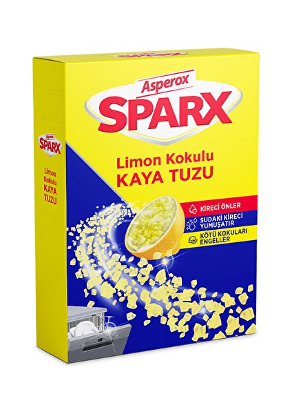 Sparx Bulaşık Makinesi Tuzu 1,5 kg (3 Adet)