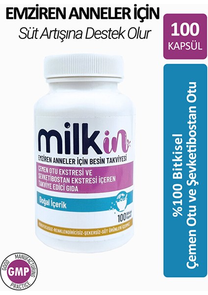 Anne Sütü Arttırıcı Gıda Takviyesi 100 Bitkisel Kapsül (3 Adet) fiyatları