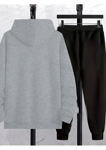 At Şekilli Baskılı Polar Astarlı Unisex Eşofman Takımı fiyatları