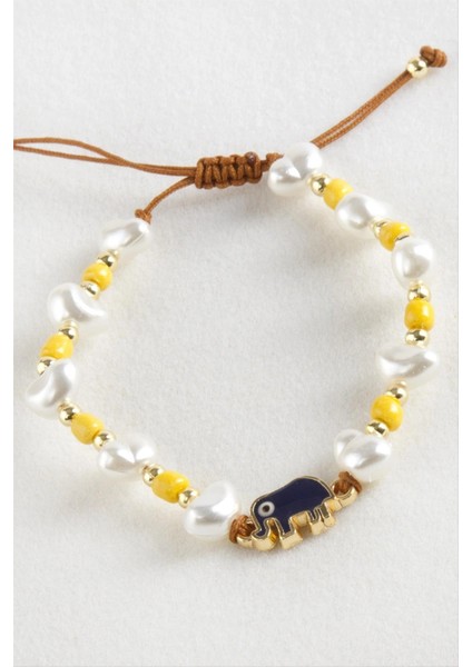 Ieg Fil Boncuk Inci Makrome Ip Bileklik fiyatları