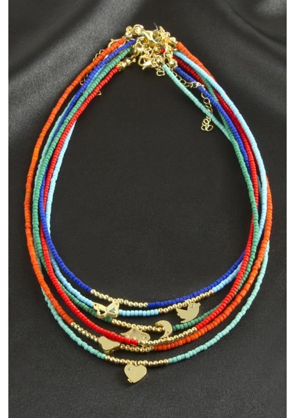 Ieg Karışık Figürlü Miyoki Boncuk Kolye 1 Adet