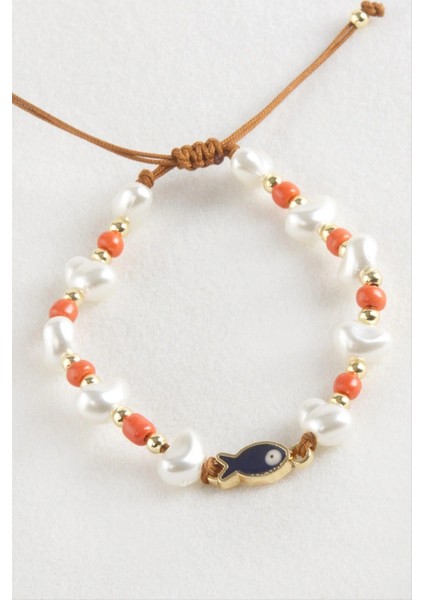 Ieg Balık Inci Boncuk Makrome Ip Bileklik fiyatları