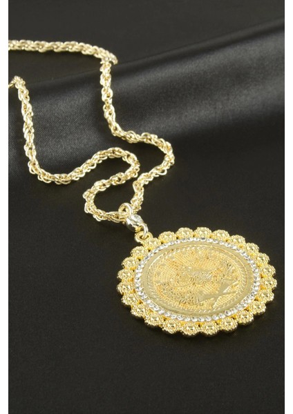 Ieg Tuğra Taşlı Uçlu Kolye