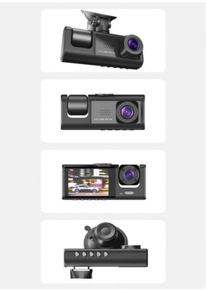 3 Kameralı Dashcam Sistem – Geri Görüş Yardımı, Park Koruması ve G-Sensör fiyatları