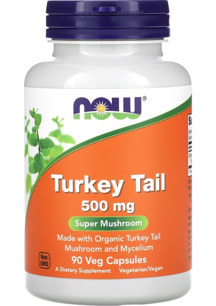 Turkey Tail 500 Mg – Organik Hindi Kuyruğu Mantarı Kapsülü – 90 Vejetaryen Kapsül