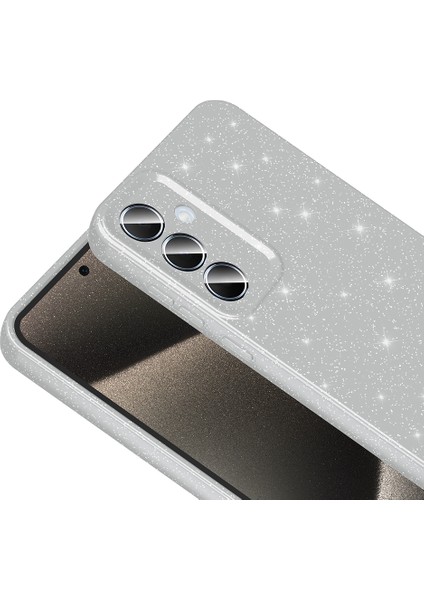 Galaxy A15 Kılıf Kamera Korumalı Simli Lüks Zore Koton Kapak modelleri