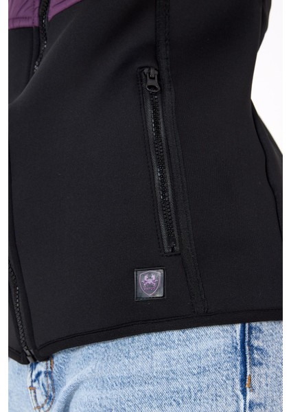 Kadın Fermuar Detaylı Kapitoneli Spor Şişme Yelek modelleri