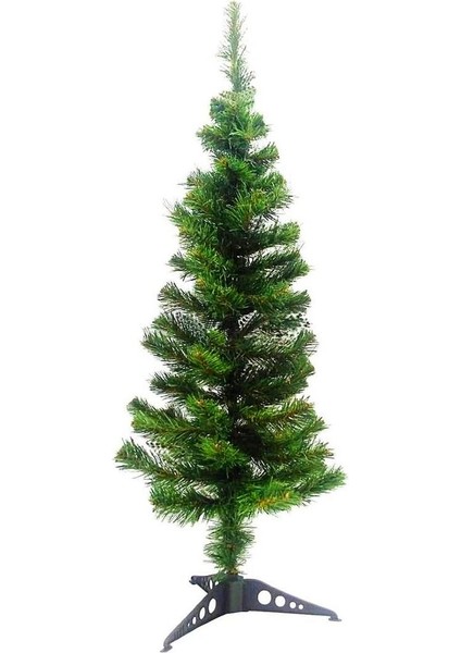 Canlı Yeşil Yılbaşı Çam Ağacı 120 Cm, Dekoratif ve Şık Tasarım