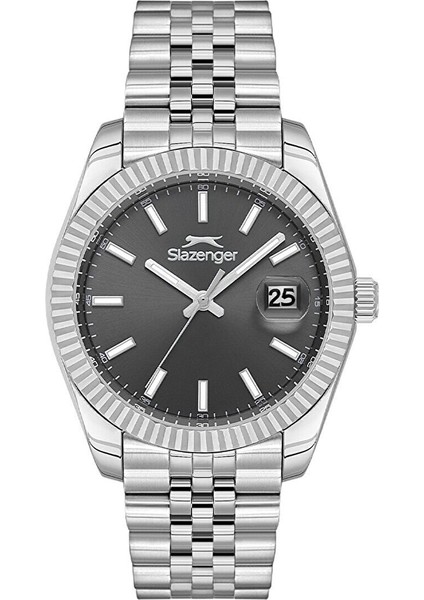 SL.09.2509.1.01 Erkek Kol Saati – 41,5 mm – Kurşun Gri Kadran – Rolex Tasarım