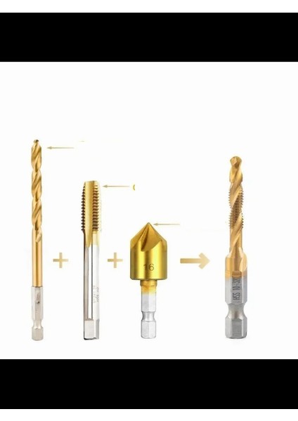 Mucize Hss 13'lü Kombinasyon Matkap Ucu Seti – Delme, Havşa, Diş Açma Tek Adımda 722474 fırsatları