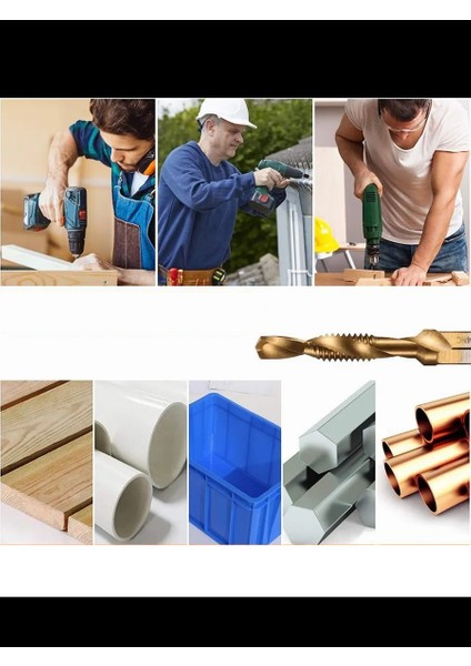 Mucize Hss 13'lü Kombinasyon Matkap Ucu Seti – Delme, Havşa, Diş Açma Tek Adımda 722474