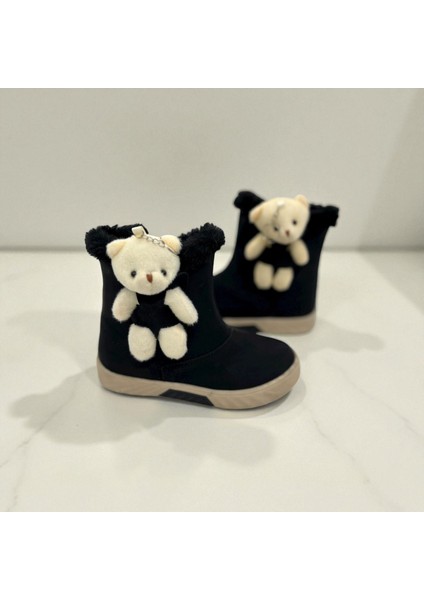 Ayıcık Desenli Kız Çocuk Kaymaz Taban Bot fiyatları