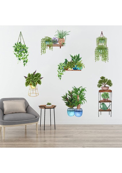 Sanessiworldılı Çiçek Tasarımlı Yapışkanlı Sticker MC-480D