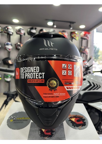 Helmets Thunder 4 Sv Mat Siyah Full Face Motosiklet Kaskı fırsatları