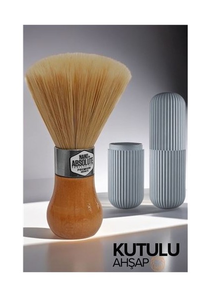 Hsnet Iglesias Kutulu El Yapımı Tıraş Fırçası - MK001R-4LVHH0