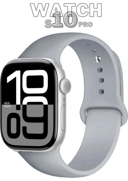 Watch S10 Pro Akıllı Saat Iphone ve Android Tüm Telefonlara Uyumlu Türkçe Akıllı Kol Saati