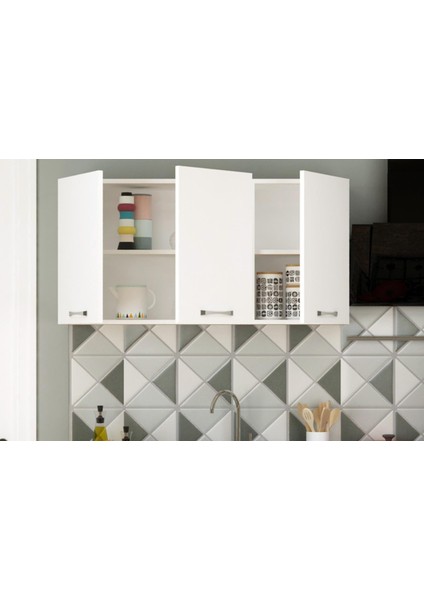 180 cm Mutfak Dolabı Üst Modül Beyaz fiyatları