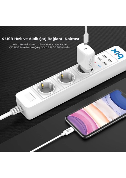 Vtn Bp-01 Wifi Yüksek Akım Korumalı Hızlı Şarj Özellikli Akıllı Priz indirimleri