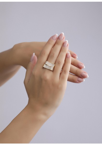 Nar-in Altın Mücevherat Tasarım Altın Yüzük 031