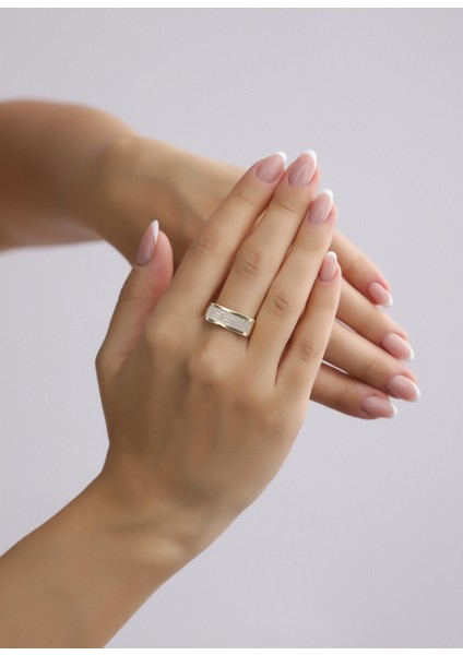 Nar-in Altın Mücevherat Tasarım Altın Yüzük 043