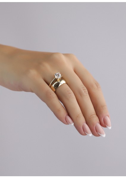 Nar-In Altın Mücevherat Yüzük 074