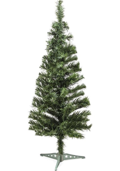 Yeşil 90 cm Çam Ağacı, Plastik Ayak ve 80 Dallı, Doğal Görünümlü Dekorasyon Ürünü