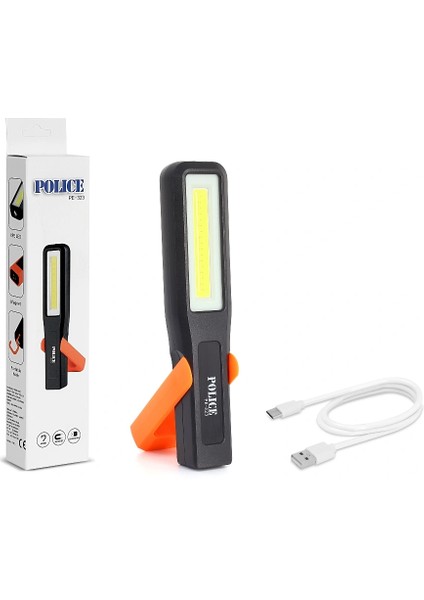Police PE-323 Şarjlı Magnetli Tamirci Feneri