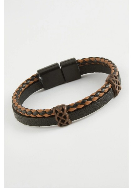 Ieg Mıknatıslı Orjinal Deri Bileklik